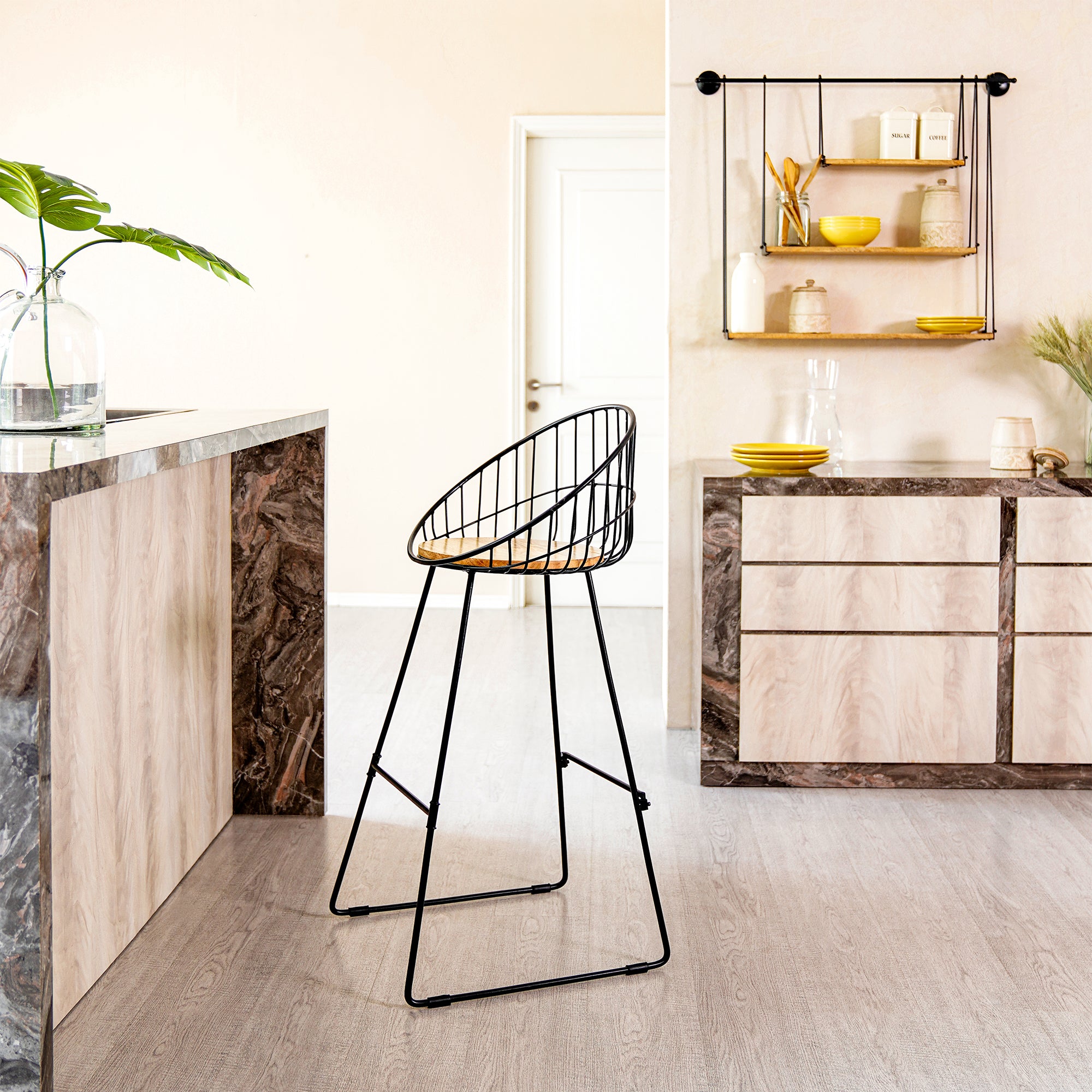 Astrid wire metal counter stool online